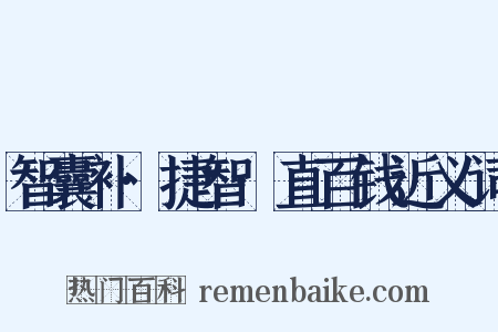 智囊补·捷智·直百钱近义词是什么意思的图片